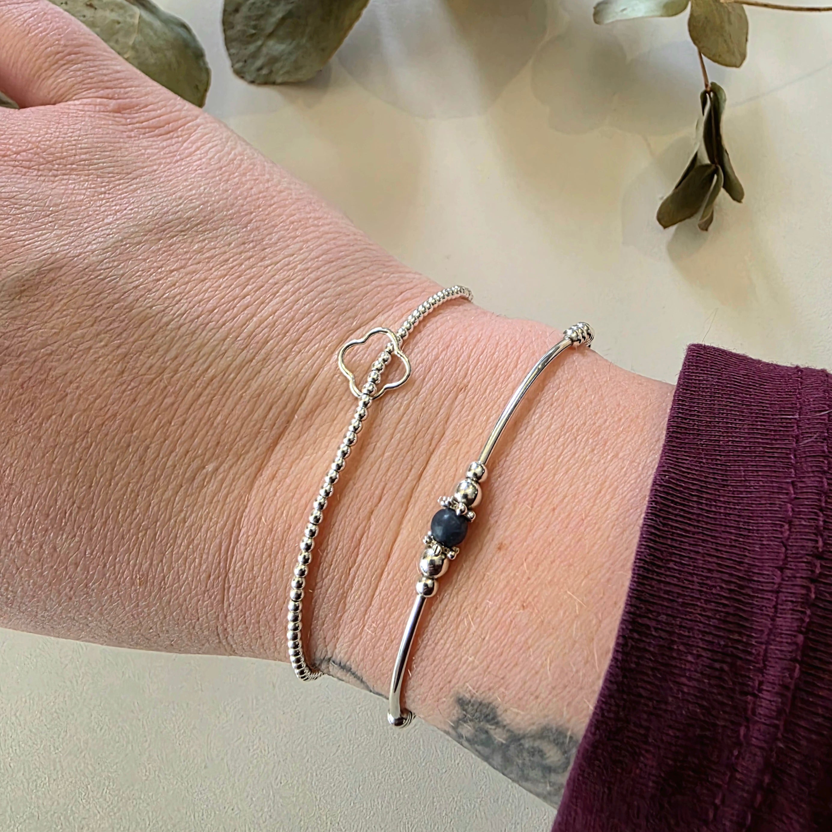 Mini Bead Lucky Stacker Bracelet