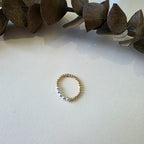 Statement Silver Mixed Metal Ring